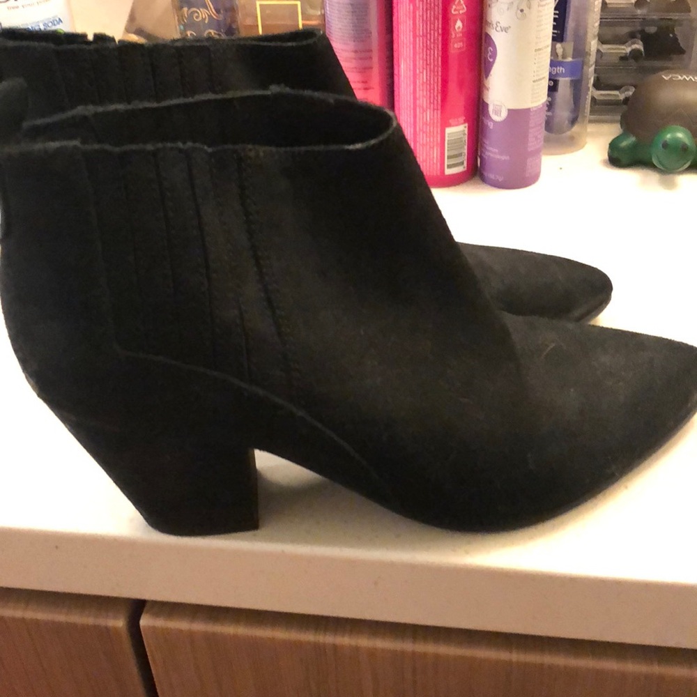 Black bootie boots